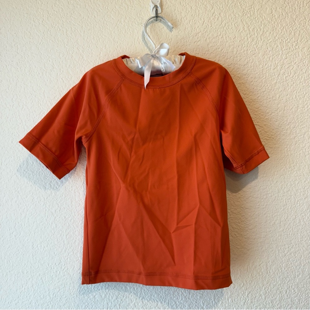 Hanna Andersson Bright Orange Rashguard Size 4